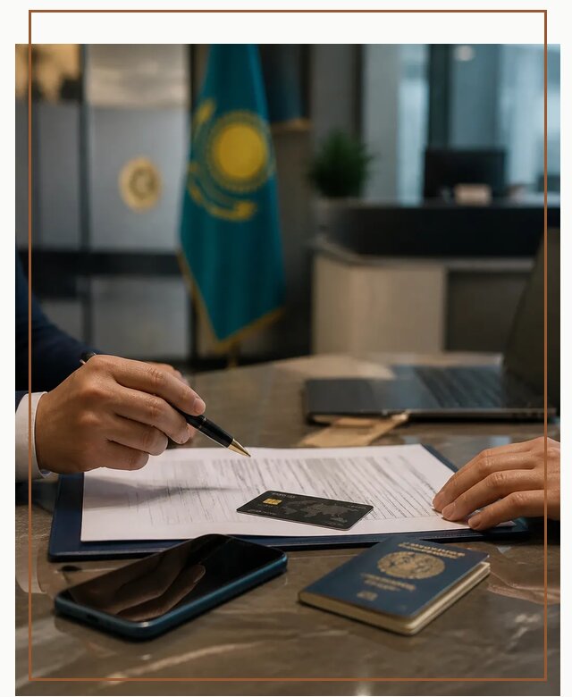 Открытие счета и банковской карты в Казахстане в Петрозаводске